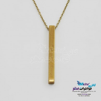 گردنبند طلا - طرح مکعب عشق-MM1739